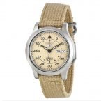 SEIKO 5 SNK803 AUTOMATIC BEIGE DIAL CANVAS