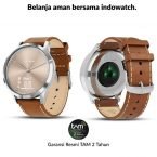 Garmin Vivomove HR Premium Silver / Tan