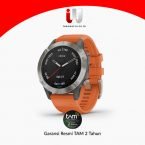 Garmin fenix 6 Sapphire - Titanium with Ember Orange Band